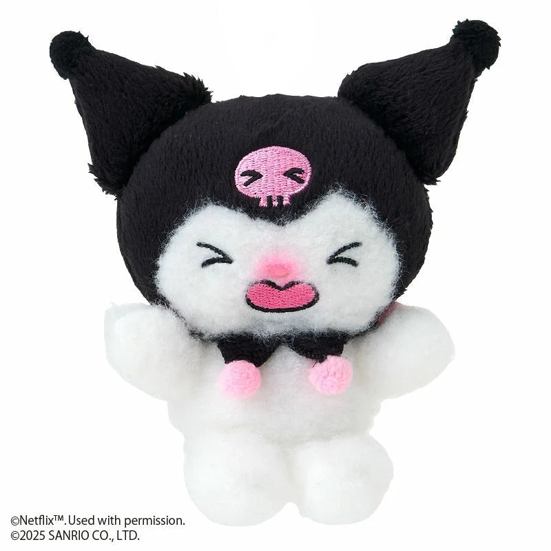Kuromi Crying Plush Mascot Keychain (My Melody & Kuromi Netflix Series) - Image 2