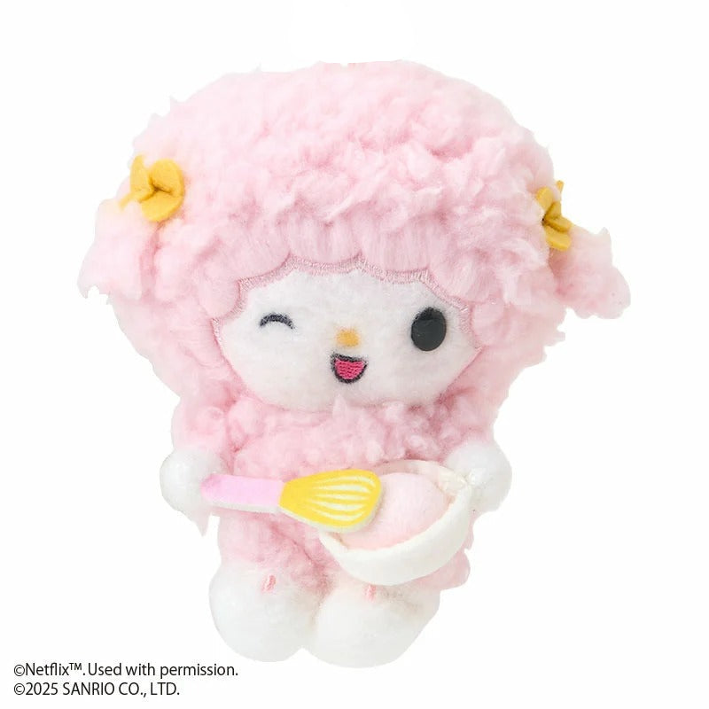 My Sweet Piano Winking Plush Mascot Keychain (My Melody & Kuromi Netflix Series) - Image 2