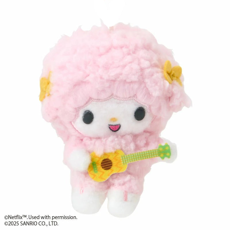 My Sweet Piano Guitar Plush Mascot Keychain (My Melody & Kuromi Netflix Series) - Image 2