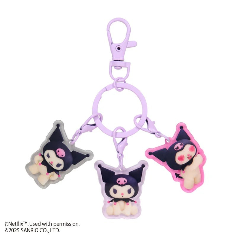 Kuromi Acrylic Keychain (My Melody & Kuromi Netflix Series) - Image 2