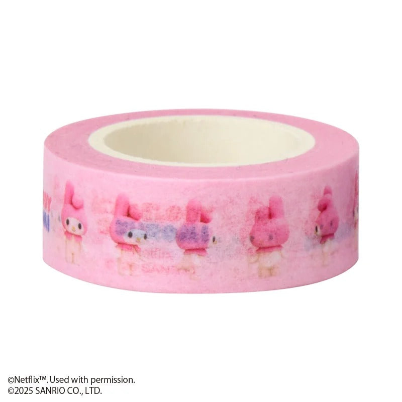 My Melody & Kuromi 3-Piece Washi Tape Set (My Melody & Kuromi Netflix Series) - Image 4