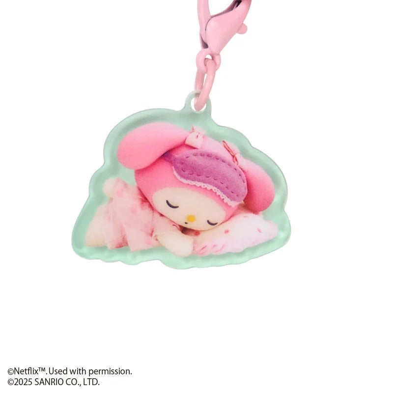 My Melody Acrylic Keychain (My Melody & Kuromi Netflix Series) - Image 5