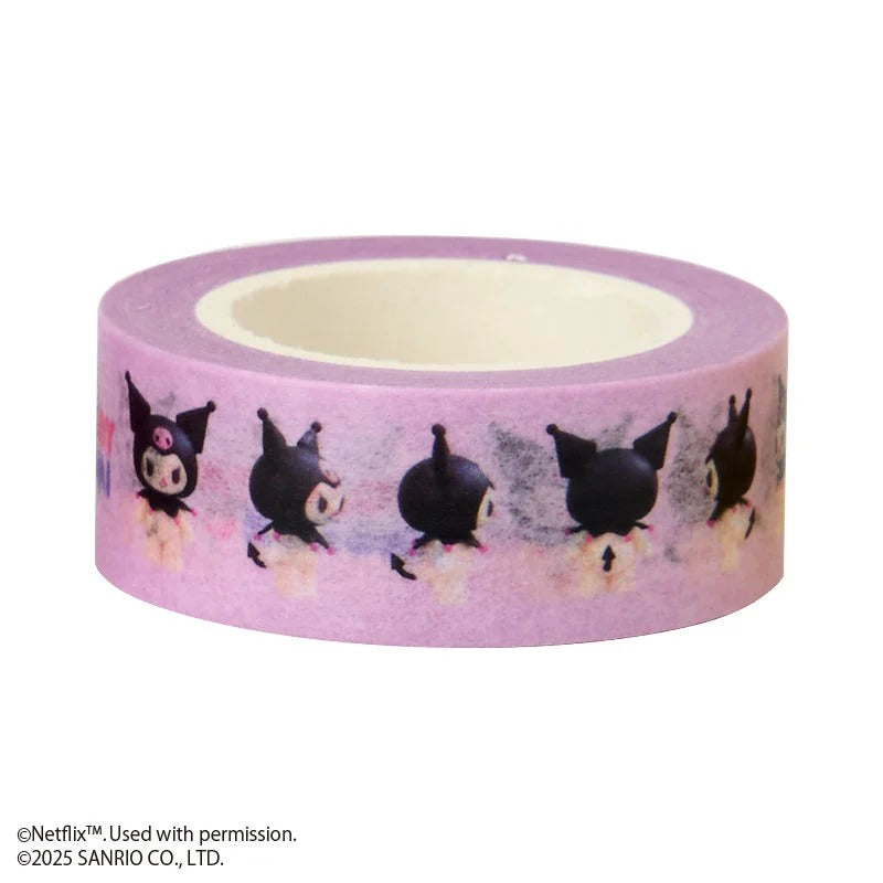 My Melody & Kuromi 3-Piece Washi Tape Set (My Melody & Kuromi Netflix Series) - Image 3