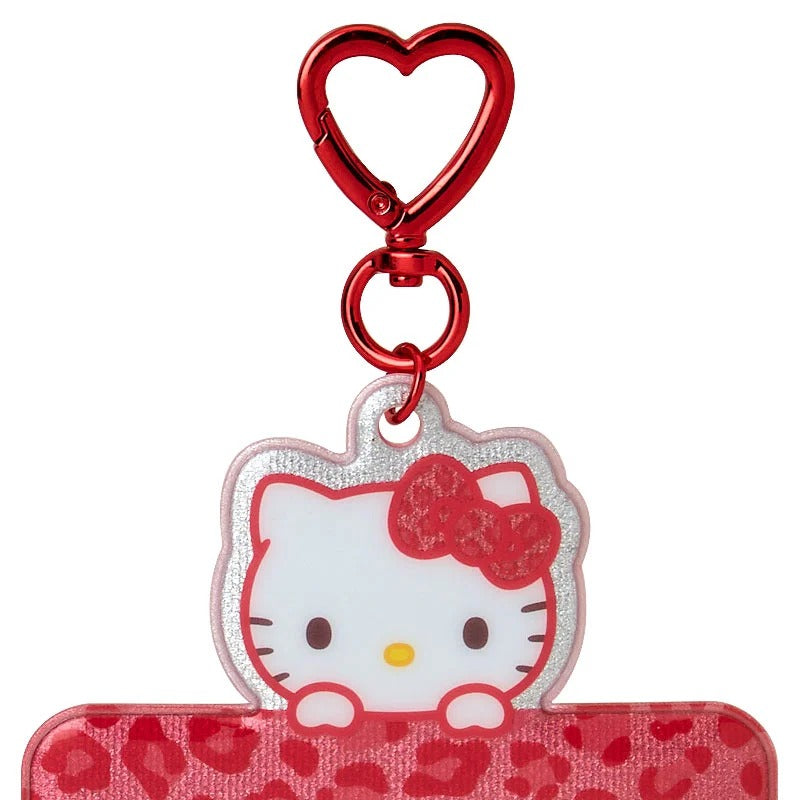 Hello Kitty Red Leopard ID Badge Holder (Enjoy Idol Series) - Image 5