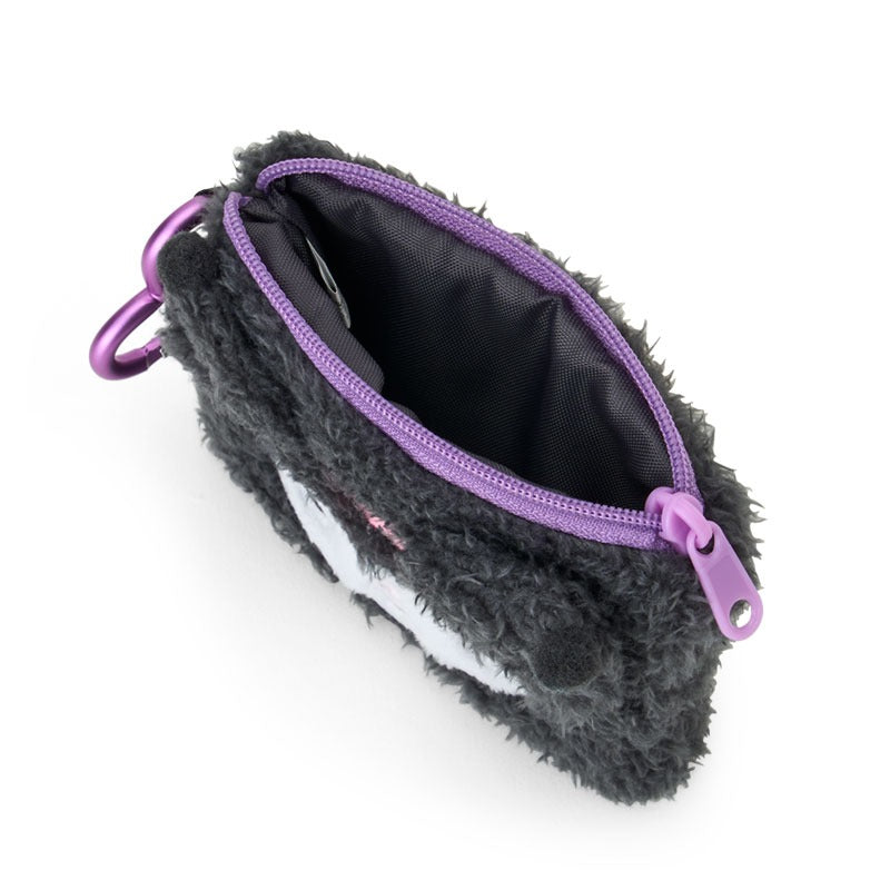 Kuromi Fuzzy Mini Zipper Pouch - Image 4