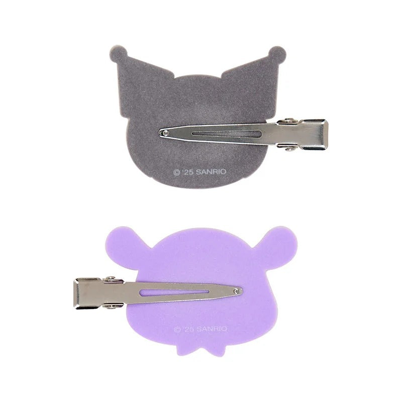 Kuromi Besties Flocked Mini Hair Clip Set - Image 4