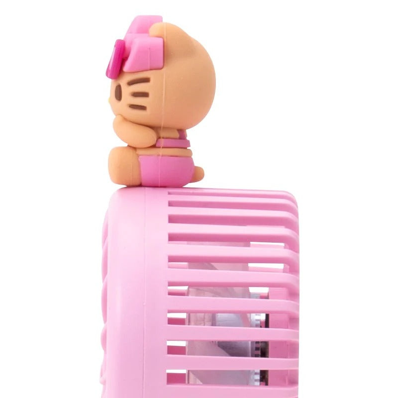 Hello Kitty 2-Way Portable Handy Fan (Pink) - Image 6
