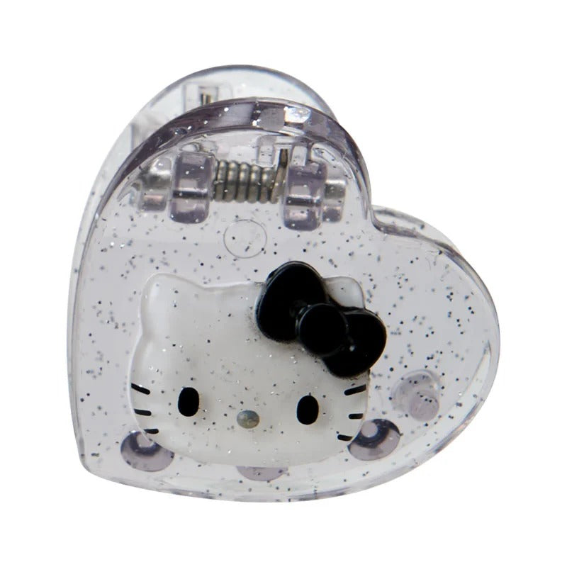 Hello Kitty 4-pc Mini Glitter Hair Clip Set (Silver) - Image 5