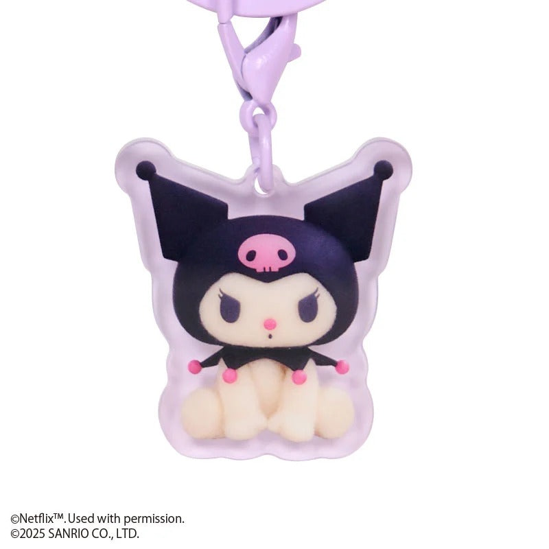 Kuromi Acrylic Keychain (My Melody & Kuromi Netflix Series) - Image 4