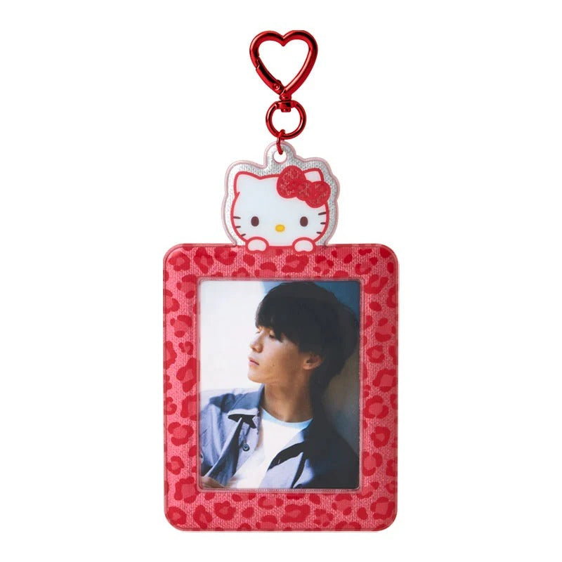 Hello Kitty Red Leopard ID Badge Holder (Enjoy Idol Series) - Image 2