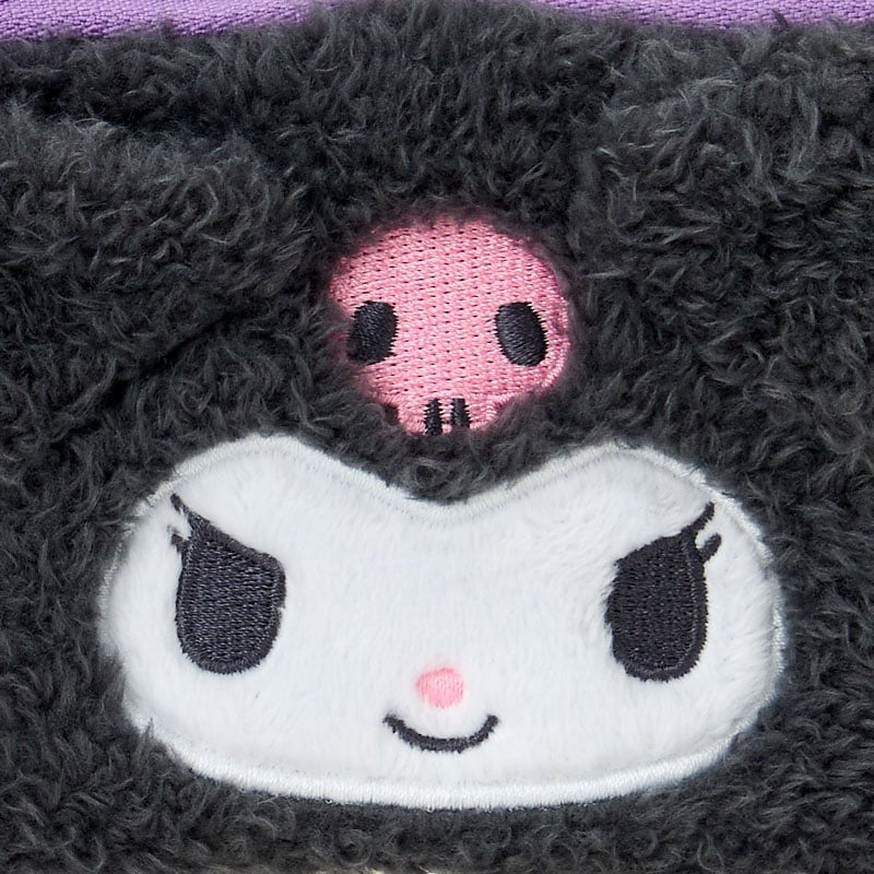 Kuromi Fuzzy Mini Zipper Pouch - Image 5