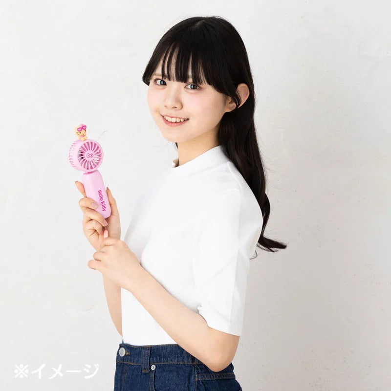 Hello Kitty 2-Way Portable Handy Fan (Pink) - Image 3