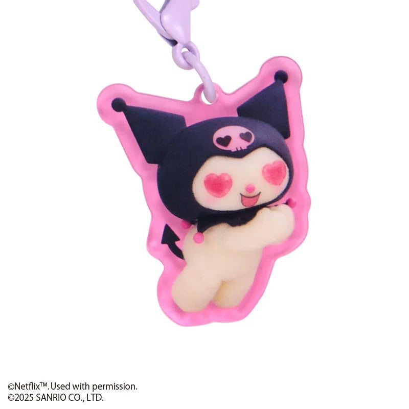 Kuromi Acrylic Keychain (My Melody & Kuromi Netflix Series) - Image 3