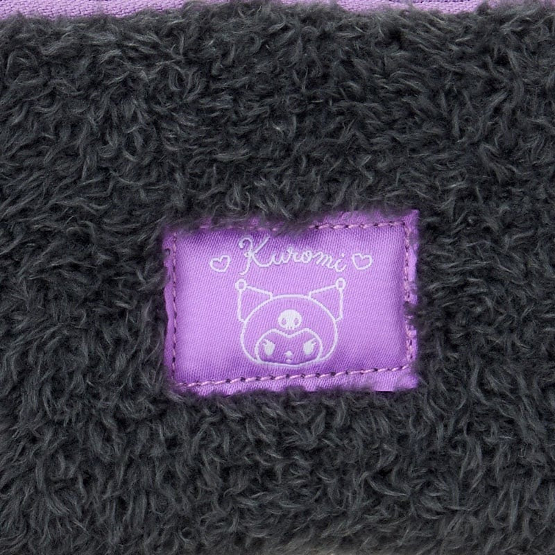 Kuromi Fuzzy Mini Zipper Pouch - Image 6