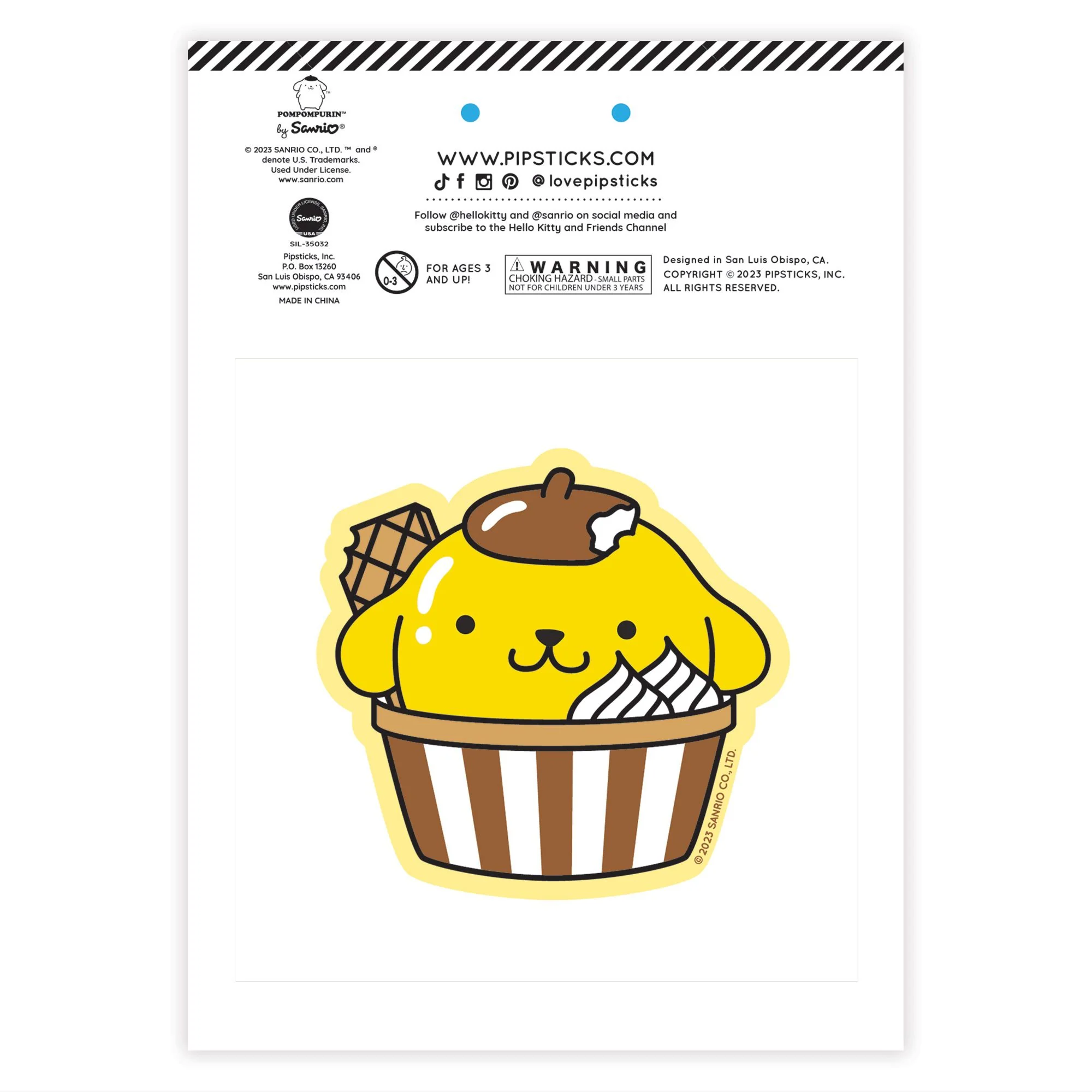 Pompompurin x Pipsticks Caf?? Cruiser Scratch 'n Sniff (2ct) - Image 2