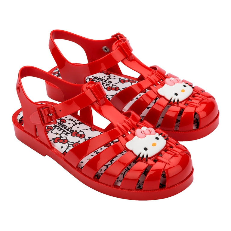 Hello Kitty x Melissa Possession Jelly Sandal (Red) - Image 5