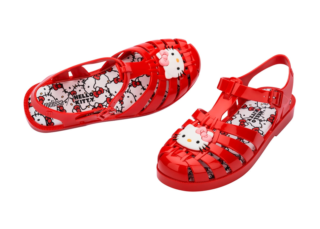 Hello Kitty x Melissa Possession Jelly Sandal (Red) - Image 9