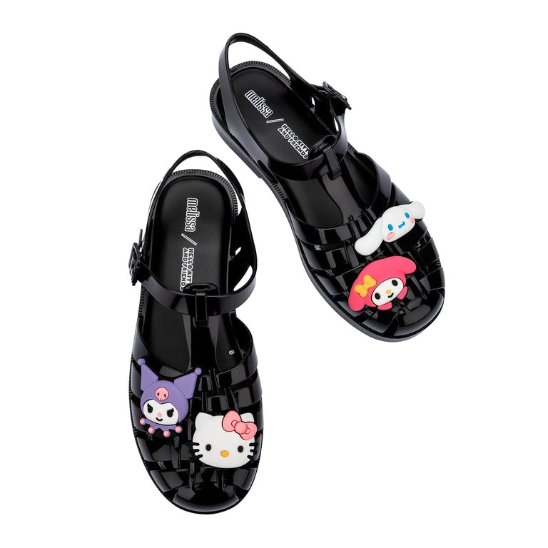Hello Kitty and Friends x Melissa Possession Jelly Sandal (Black) - Image 5