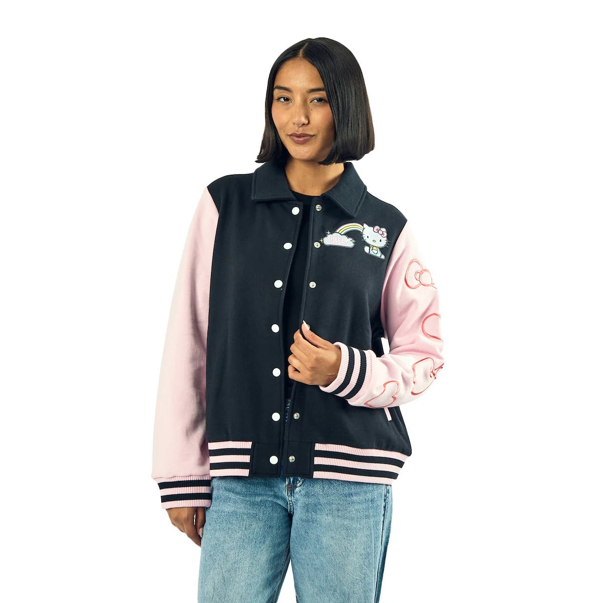 Hello Kitty Rainbow Varsity Jacket - Image 3