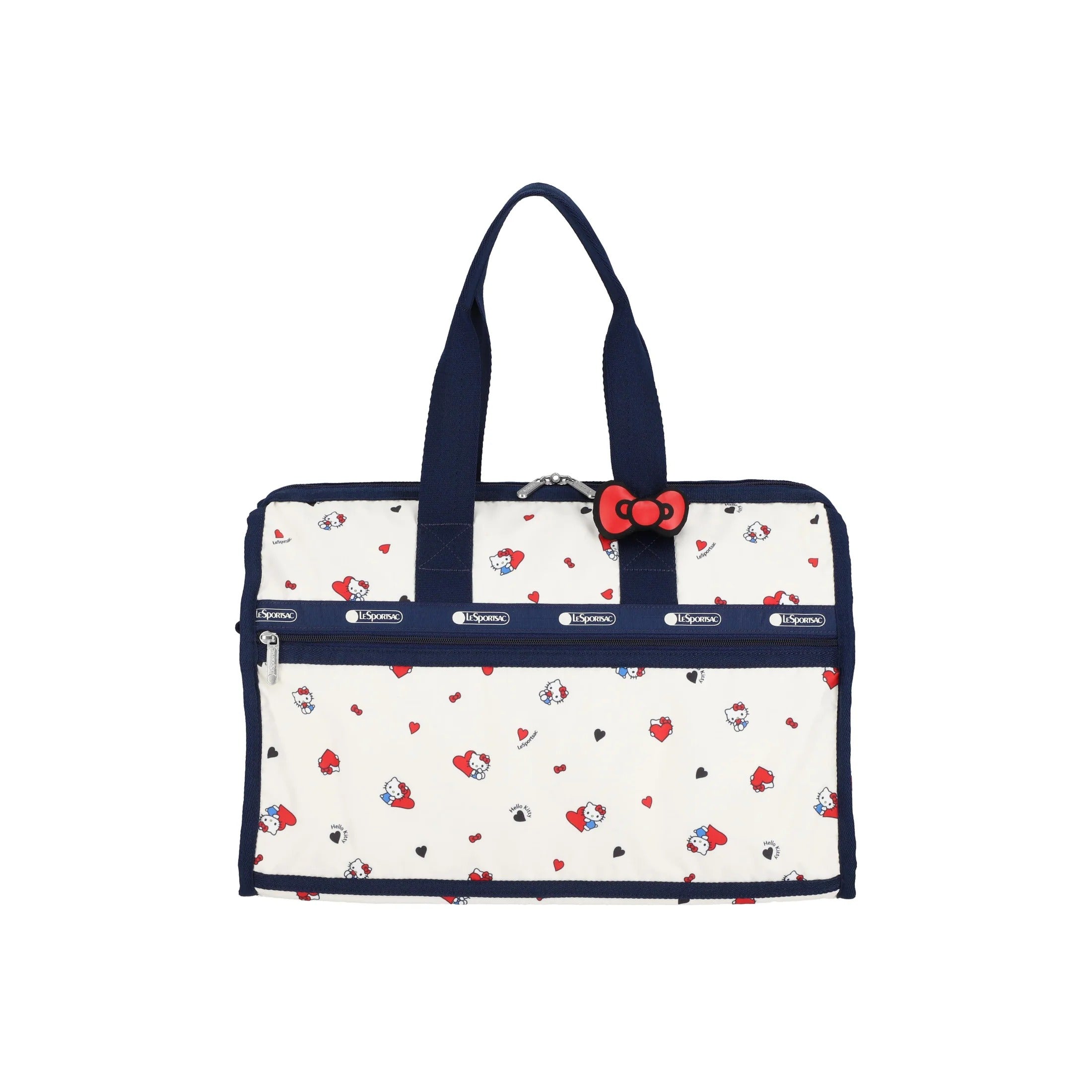Hello Kitty x LeSportsac Deluxe Medium Weekender (Lots of Love) - Image 4
