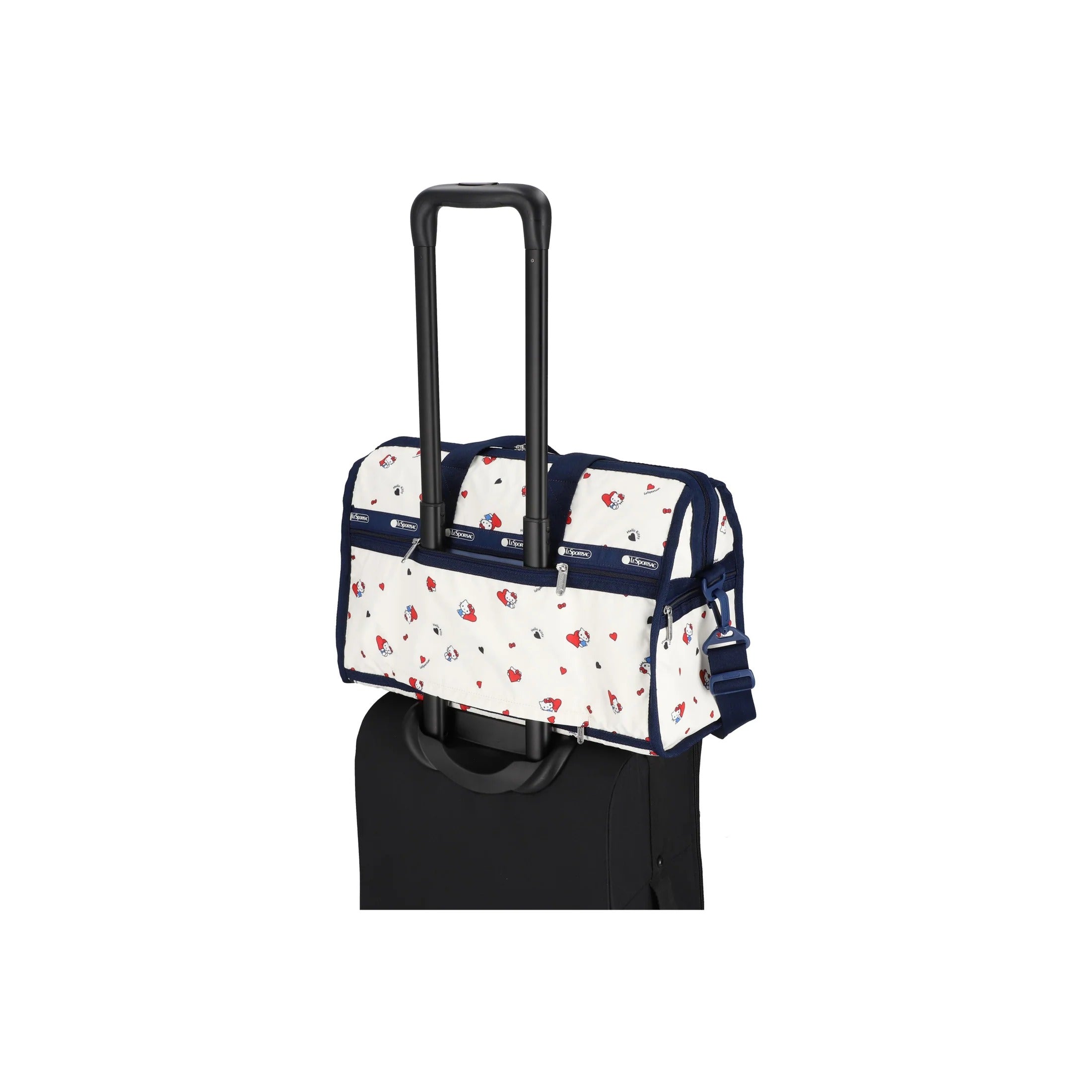 Hello Kitty x LeSportsac Deluxe Medium Weekender (Lots of Love) - Image 3