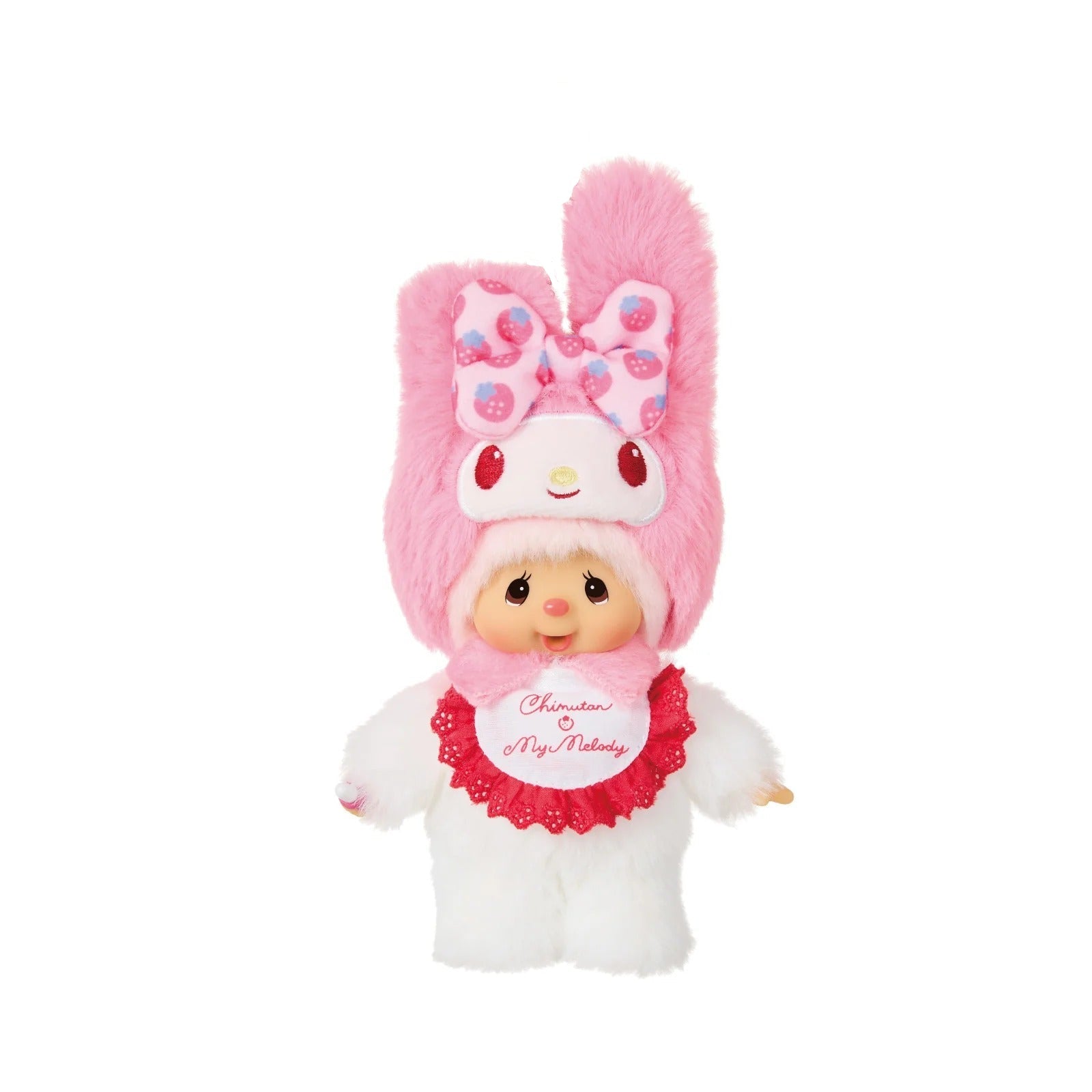 My Melody x Monchhichi Plush Mascot Keychain (Chimutan)