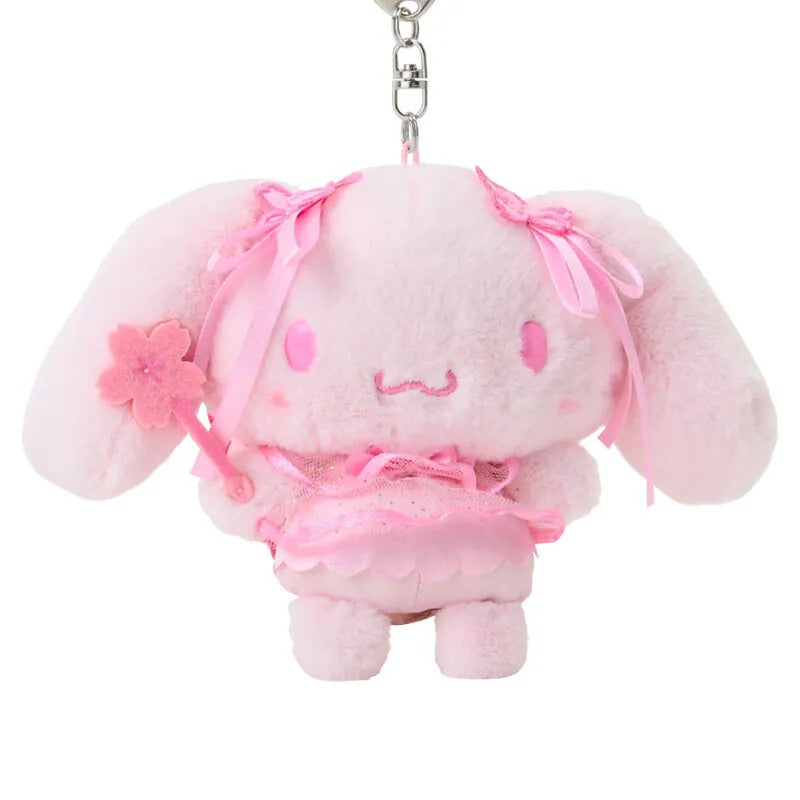 Cinnamoroll Plush Mascot Keychain (Cherry Blossom Fairies Series) - Image 2