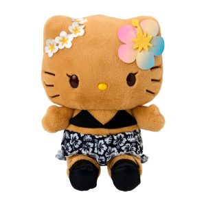 Hello Kitty Black 8 Plush (Suntan Series)