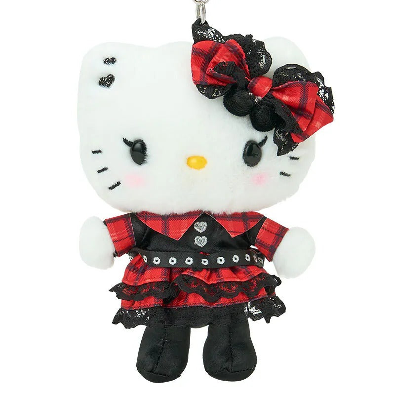 Hello Kitty Plush Mascot Keychain (Rock 'n' Check Series) - Image 2