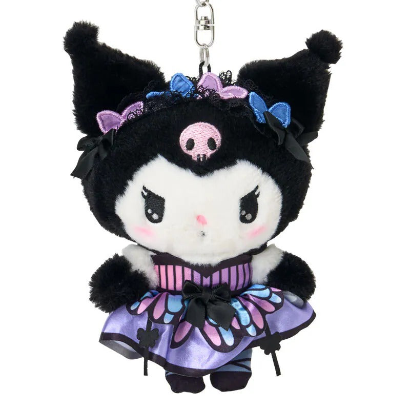 Kuromi Plush Mascot Keychain (Monarch Butterfly Series) - Image 2