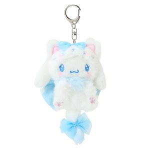 Cinnamoroll Plush Mascot Keychain (Milky Kitten Series)