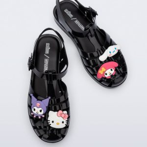 Hello Kitty and Friends x Melissa Possession Jelly Sandal (Black)