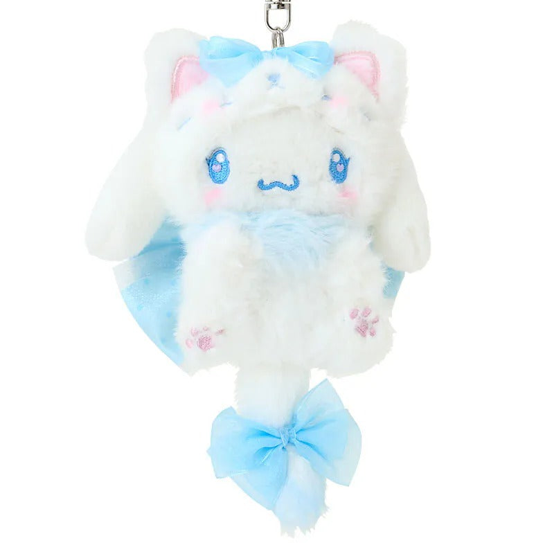 Cinnamoroll Plush Mascot Keychain (Milky Kitten Series) - Image 2