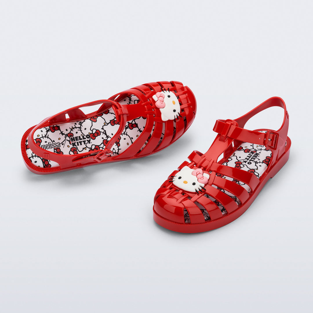 Hello Kitty x Melissa Possession Jelly Sandal (Red) - Image 3