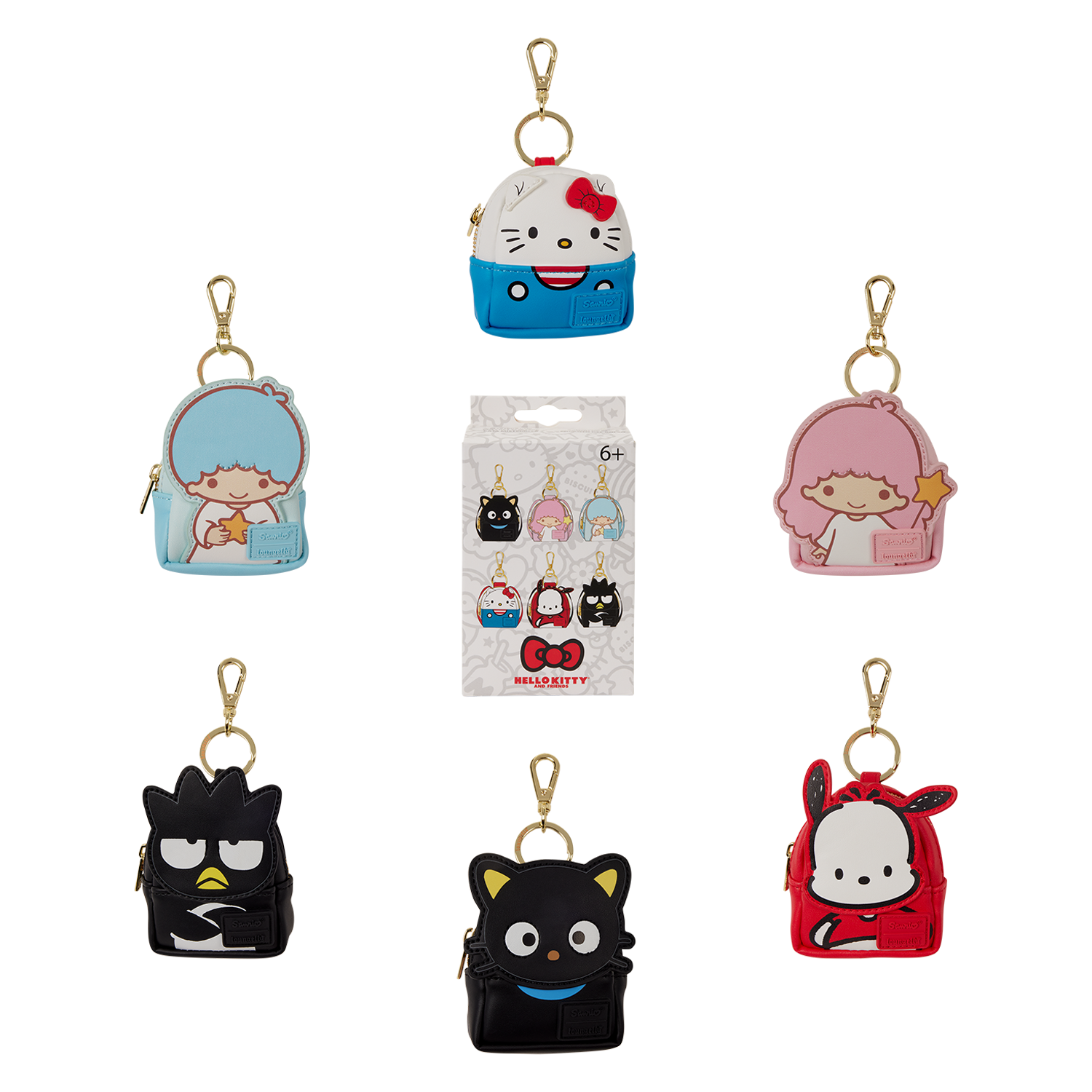 Hello Kitty and Friends x Loungefly Mini Backpack Keychain Blind Box