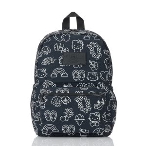 Hello Kitty x Aloha Collection Keep It Light Backpack (Black & White Icons)