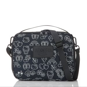 Hello Kitty x Aloha Collection Keep It Light Lunch Bag (Black & White Icons)