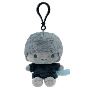 Kiki Plush Mascot Clip (Ash Monochrome Series)