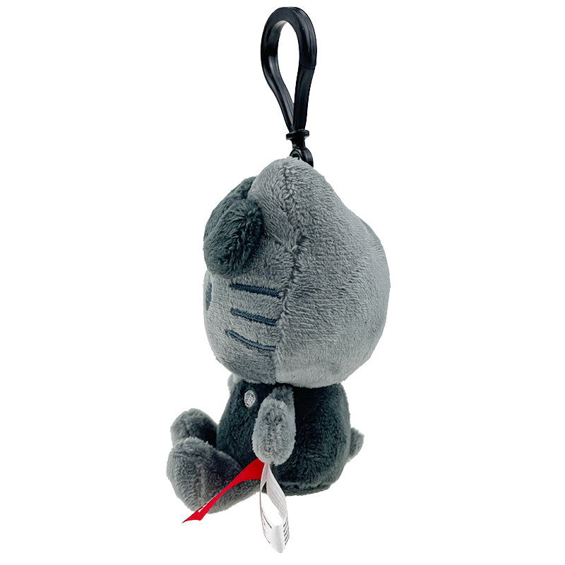 Hello Kitty Plush Mascot Clip (Ash Monochrome Series) - Image 2
