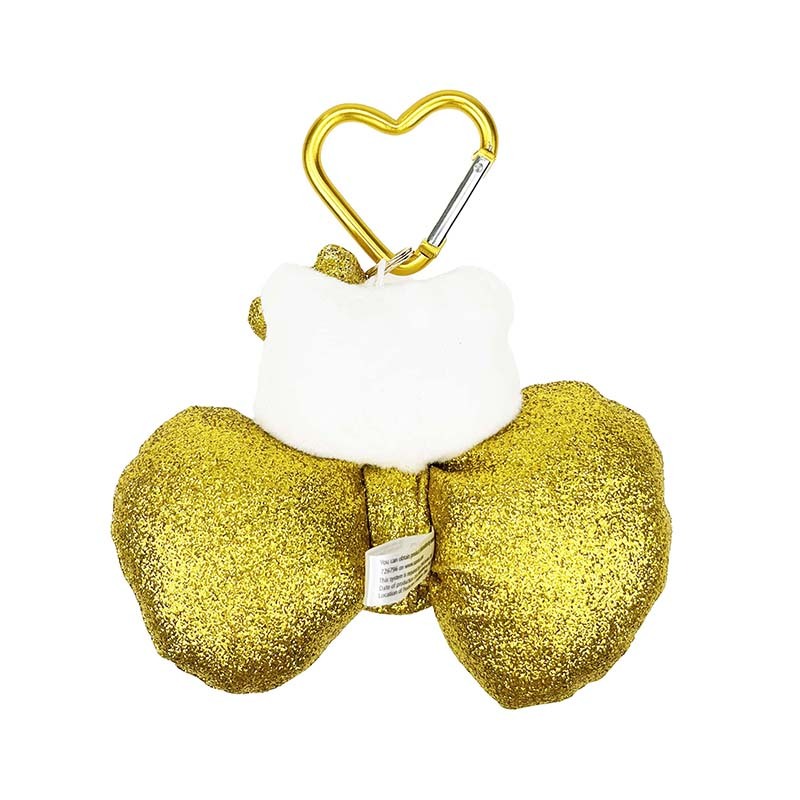 Hello Kitty 50th Anniv. Gold Mascot (Metallic Bow Series) - Image 2