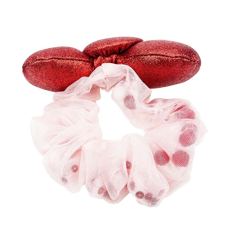 Hello Kitty 50th Anniv. Hair Scrunchie (Metallic Bow Series) - Image 2