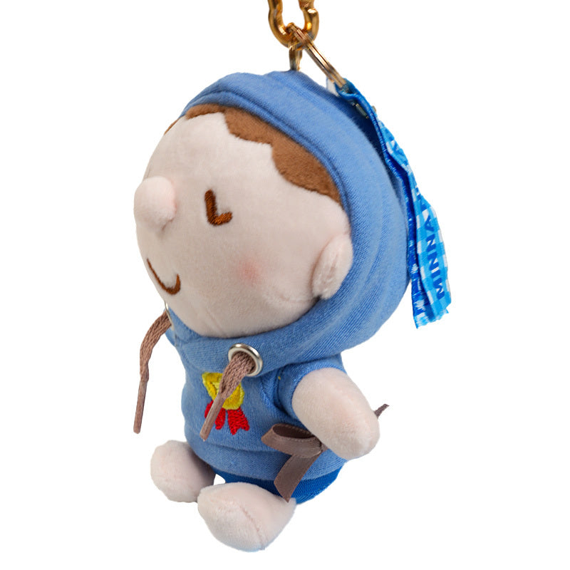 Minna No Tabo Plush Mascot Keychain (Cozy Hoodie Series) - Image 3