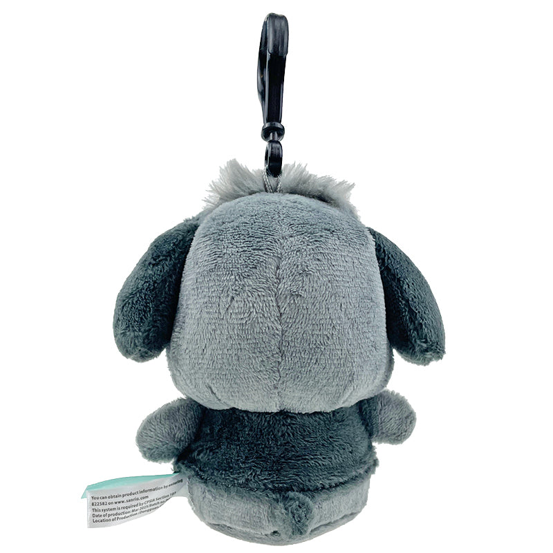 Pochacco Plush Mascot Clip (Ash Monochrome Series) - Image 3
