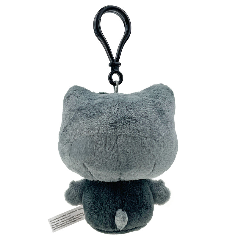 Hello Kitty Plush Mascot Clip (Ash Monochrome Series) - Image 3
