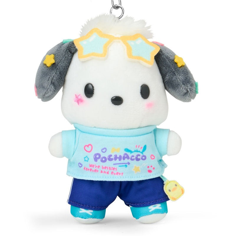 Pochacco Plush Mascot Keychain (Sparkling School Series) - Image 2