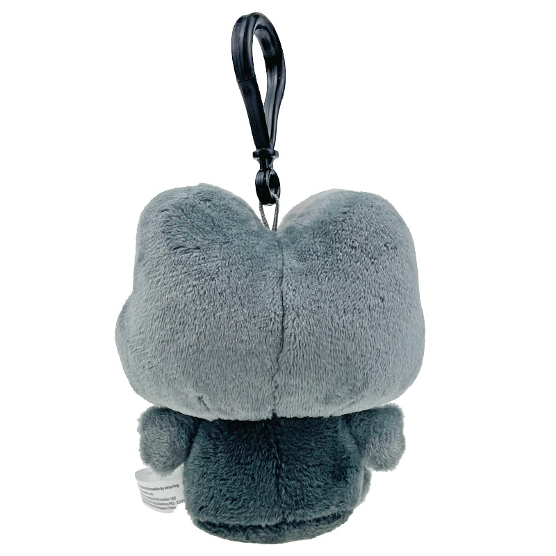 Keroppi Plush Mascot Clip (Ash Monochrome Series) - Image 2