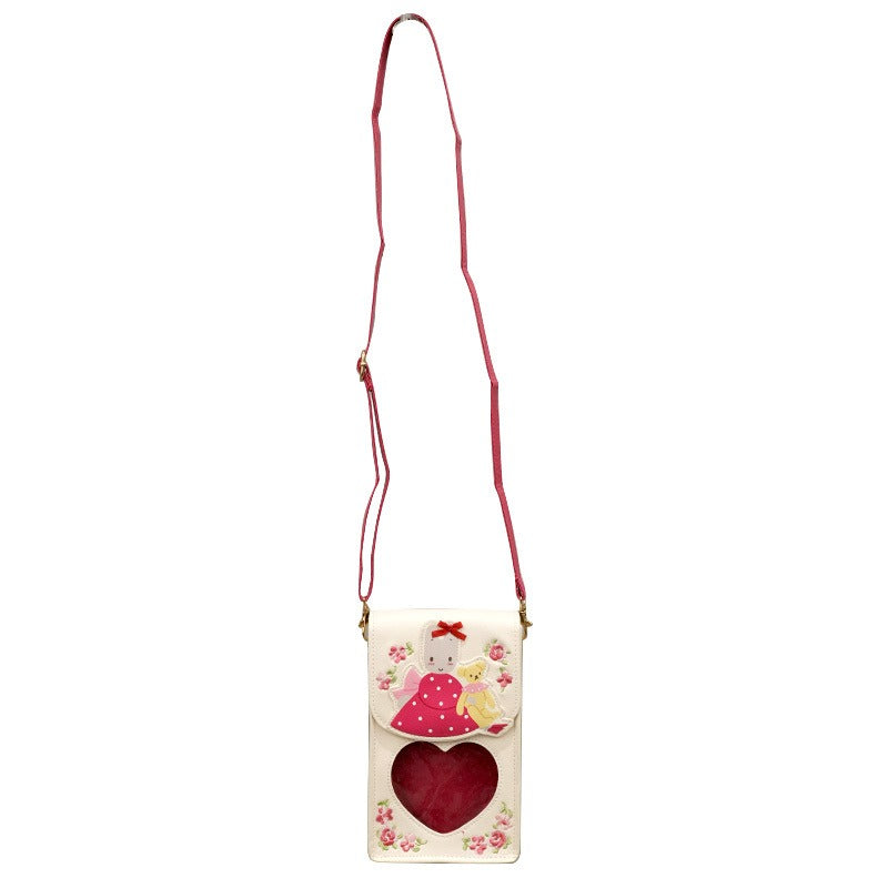 Marroncream Mini Crossbody Bag (Teddy Friend Series) - Image 3