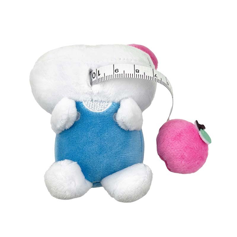 Hello Kitty Plush Measuring Tape Keychain - Image 2
