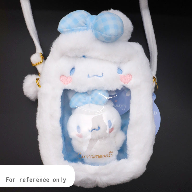 Cinnamoroll Plush Crossbody Bag (Fluffy Heart Series) - Image 3