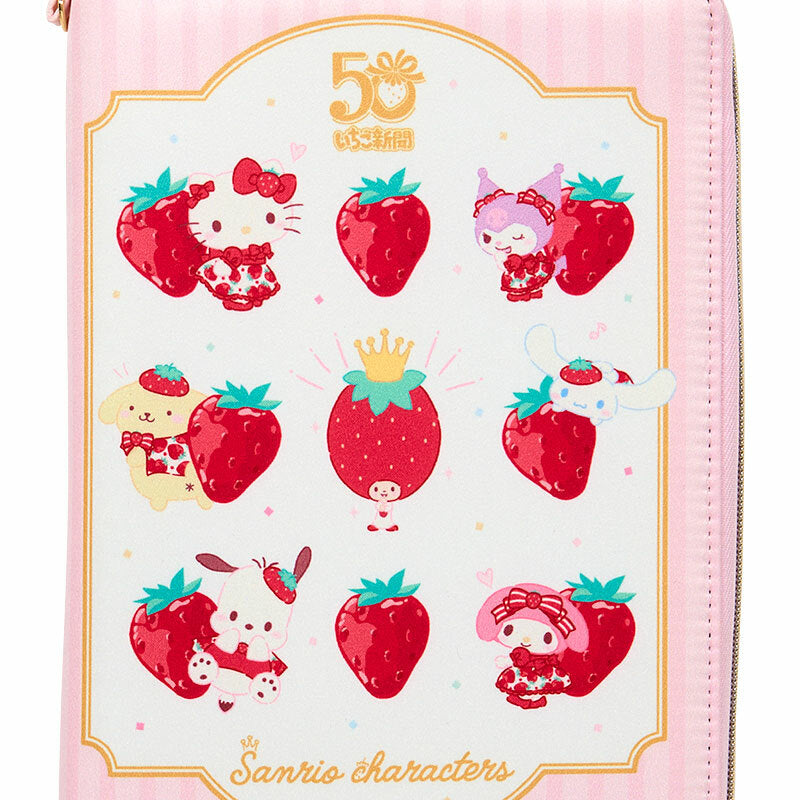 Sanrio Characters Travel Case (Strawberry News 50th Anniv. Series) - Image 5